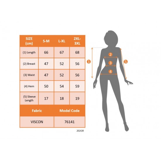 Kadın Kısa Kollu Bisiklet Yaka Yandan Düğmeli Viskon Bluz, 23500 Kadın Kısa Kollu Bisiklet Yaka Yandan Düğmeli Viskon Bluz, 23500