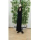 Women' S Short Sleeve Front Buttoned Long Ruffled Jumpsuit With Wide Hem Pockets, 23540 Women' S Short Sleeve Front Buttoned Long Ruffled Jumpsuit With Wide Hem Pockets, 23540