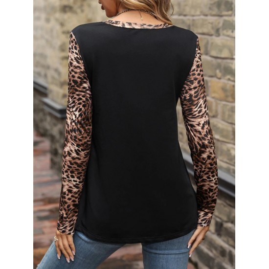 Kadın Uzun Kollu önden Fermuarlı Cepli Leopar Detaylı Viskon, 23575 Kadın Uzun Kollu önden Fermuarlı Cepli Leopar Detaylı Viskon, 23575