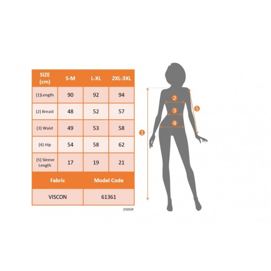 Kadın Kısa Kollu V çizgili Yakalı Kısa Viskon Elbise, 23642 Kadın Kısa Kollu V çizgili Yakalı Kısa Viskon Elbise, 23642