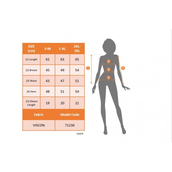 Kadın Kısa Kollu Tek Omuzu Açık Damla Detaylı Viskon Bluz, 23650 Kadın Kısa Kollu Tek Omuzu Açık Damla Detaylı Viskon Bluz, 23650