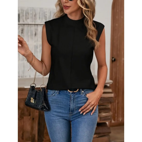 Kadın Kısa Reglan Kollu Yarı Balıkçı Yaka Ithal Krep Bluz, 23690 Kadın Kısa Reglan Kollu Yarı Balıkçı Yaka Ithal Krep Bluz, 23690