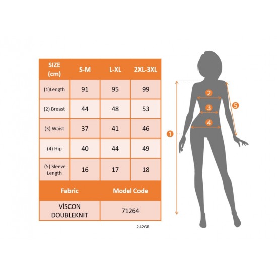 Kadın Kısa Kollu Bisiklet Yaka Yanlardan Büzgülü Kısa Viskon Iki Iplik Elbise , 23917