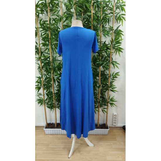 Women' S Short Sleeve Crew Neck Pocket Loose Viscose Dress , 23939 Women' S Short Sleeve Crew Neck Pocket Loose Viscose Dress , 23939