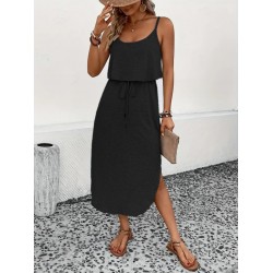 Kadın Askılı V Yakalı Viskon Bluz Ve Bağcıklı Etek Ikili Takım , 23951