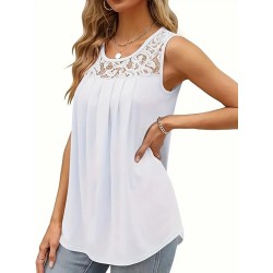 Kadın Askılı Yuvarlak Yaka Dantel Detaylı Viskon Bluz , 24151 Kadın Askılı Yuvarlak Yaka Dantel Detaylı Viskon Bluz , 24151