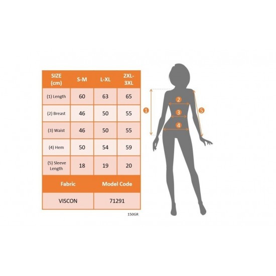 Kadın Kısa Kollu V Yakalı önden Düğmeli Viskon Bluz , 24288 Kadın Kısa Kollu V Yakalı önden Düğmeli Viskon Bluz , 24288