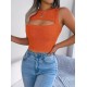 Kadın Askılı Bisiklet Yaka Güpüs Dekolteli Triko Crop Bluz, 24316 Kadın Askılı Bisiklet Yaka Güpüs Dekolteli Triko Crop Bluz, 24316