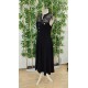 Women' S Sleeveless, Mandarin Collar, Front Buttoned, Lace Detailed, Slit Viscose Midi Dress , 24339 Women' S Sleeveless, Mandarin Collar, Front Buttoned, Lace Detailed, Slit Viscose Midi Dress , 24339