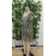 Women' S Patterned Wide-leg Single-breasted Jumpsuit With Shoulder Straps, 24336 Women' S Patterned Wide-leg Single-breasted Jumpsuit With Shoulder Straps, 24336