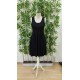Women' S Strappy Round Neck Front Pleated Viscose Dress , 24345 Women' S Strappy Round Neck Front Pleated Viscose Dress , 24345