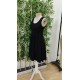 Women' S Strappy Round Neck Front Pleated Viscose Dress , 24345 Women' S Strappy Round Neck Front Pleated Viscose Dress , 24345