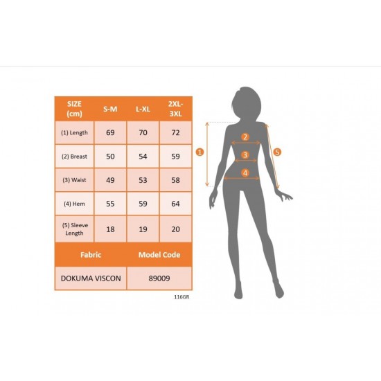 Kadın Kısa Kollu Yakadan Fermuarlı Puantiyeli Uzun Dokuma Viskon Bluz, 24370 Kadın Kısa Kollu Yakadan Fermuarlı Puantiyeli Uzun Dokuma Viskon Bluz, 24370