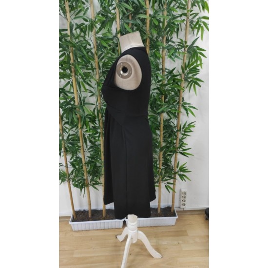 Kadın Askılı V Yakalı önde çapraz Detaylı Janjan Krep Elbise , 24616 Kadın Askılı V Yakalı önde çapraz Detaylı Janjan Krep Elbise , 24616