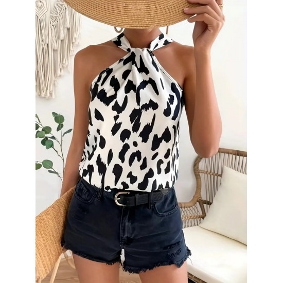 Kadın Omuzlardan Açık Boyundan Geçmeli Desenli Dalgıç Bluz , 24639 Kadın Omuzlardan Açık Boyundan Geçmeli Desenli Dalgıç Bluz , 24639