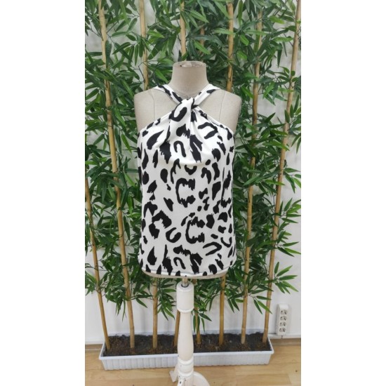 Kadın Omuzlardan Açık Boyundan Geçmeli Desenli Dalgıç Bluz , 24639 Kadın Omuzlardan Açık Boyundan Geçmeli Desenli Dalgıç Bluz , 24639