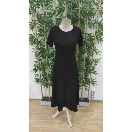 Kadın Kısa Kollu Bisiklet Yaka Midi Viskon Iki Iplik Elbise , 24704 Kadın Kısa Kollu Bisiklet Yaka Midi Viskon Iki Iplik Elbise , 24704