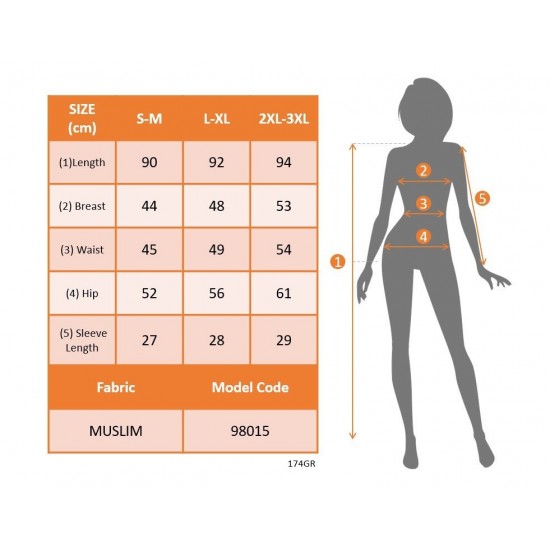 Kadın Kısa Kollu Hakim Yaka önden Düğmeli Kısa Müslim Elbise , 24760 Kadın Kısa Kollu Hakim Yaka önden Düğmeli Kısa Müslim Elbise , 24760