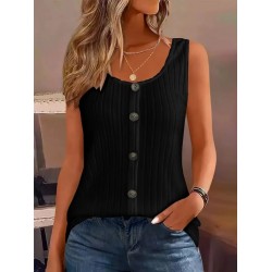 Kadın Askılı Yuvarlak Yaka önden Düğmeli Kalın Fitilli Kaşkorse Bluz, 24811