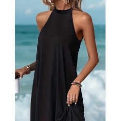 Kadın Daire Yakalı Reglan Kol Viskon Elbise , 24829 Kadın Daire Yakalı Reglan Kol Viskon Elbise , 24829