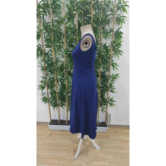 Kadın Askılı Kare Yakalı Midi Ithal Krep Elbise , 25145 Kadın Askılı Kare Yakalı Midi Ithal Krep Elbise , 25145