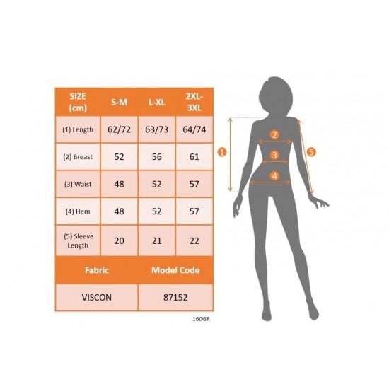 Kadın Kısa Kollu V Yakalı Arkadan Kurdele Detaylı Viskon Bluz, 25343 Kadın Kısa Kollu V Yakalı Arkadan Kurdele Detaylı Viskon Bluz, 25343