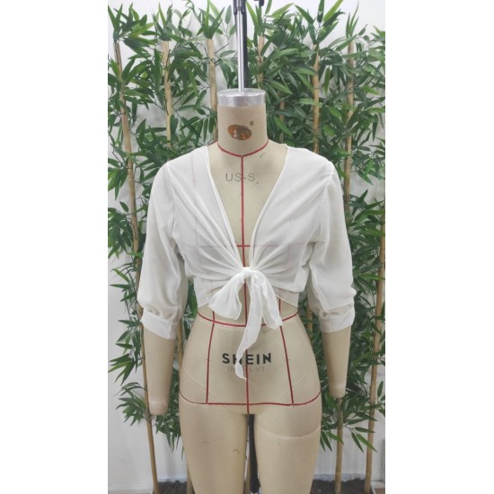 Kadın Truvakar Kol önden Bağlamalı Kısa şifon Bolero Ceket, 25355 Kadın Truvakar Kol önden Bağlamalı Kısa şifon Bolero Ceket, 25355