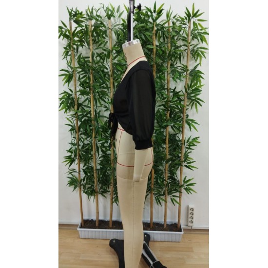 Kadın Truvakar Kol önden Bağlamalı Kısa şifon Bolero Ceket, 25354 Kadın Truvakar Kol önden Bağlamalı Kısa şifon Bolero Ceket, 25354