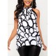 Kadın Reglan Kol Daire Yaka Desenli Asimetrik Süprem Bluz, 25403 Kadın Reglan Kol Daire Yaka Desenli Asimetrik Süprem Bluz, 25403