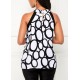 Kadın Reglan Kol Daire Yaka Desenli Asimetrik Süprem Bluz, 25403 Kadın Reglan Kol Daire Yaka Desenli Asimetrik Süprem Bluz, 25403