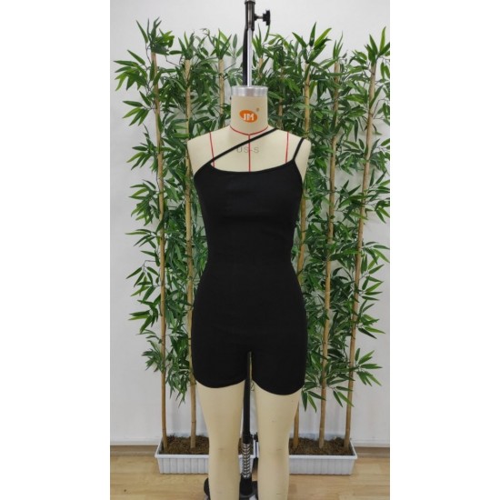 Kadın Asimetrik Askılı Mini Kaşkorse Bodycon Tulum , 25424 Kadın Asimetrik Askılı Mini Kaşkorse Bodycon Tulum , 25424