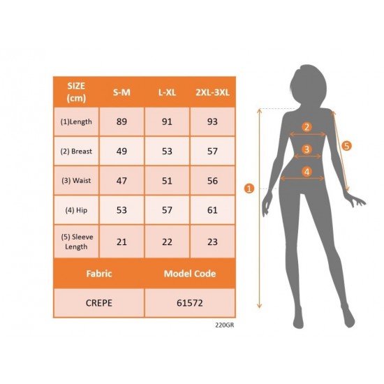 Kadın Kısa Kollu V Yakalı Janjan Krep Elbise , 25434 Kadın Kısa Kollu V Yakalı Janjan Krep Elbise , 25434