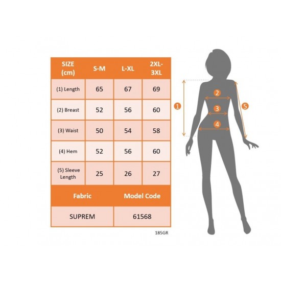 Kadın Kısa Kollu V Yakalı Desenli Süprem Bluz, 25432 Kadın Kısa Kollu V Yakalı Desenli Süprem Bluz, 25432