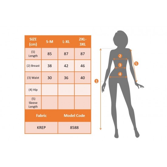 Kadın Kısa Kollu Kalp Yaka çiçek Desenli Krep Elbise, 8870