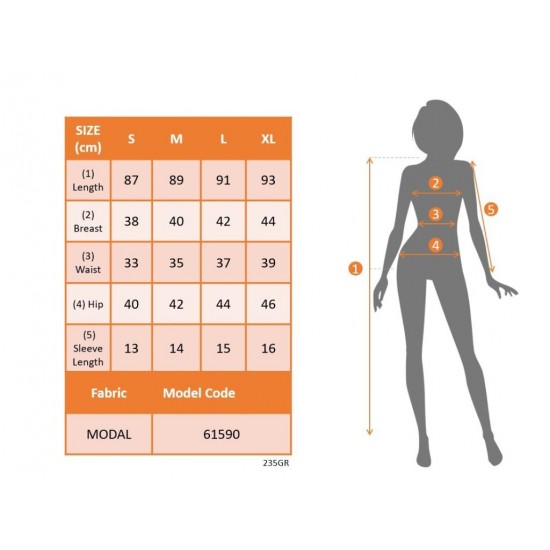 Kadın Kısa Kap Kollu Bisiklet Yaka Belden Bağlamalı Modal Mini Elbise, 25626 Kadın Kısa Kap Kollu Bisiklet Yaka Belden Bağlamalı Modal Mini Elbise, 25626