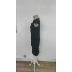 Kadın Kısa Kollu Kalp Yaka Drape Detay Ithal Krep Elbise , 25856 Kadın Kısa Kollu Kalp Yaka Drape Detay Ithal Krep Elbise , 25856
