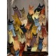 Kadın Kısa Kollu Bisiklet Yaka Kedi Desenli Süprem Bluz , 26346 Kadın Kısa Kollu Bisiklet Yaka Kedi Desenli Süprem Bluz , 26346