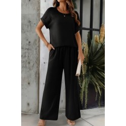 Kadın Kısa Kollu Yakası Açık Aerobin Bluz Ve Pantolon Ikili Takım , 26619 Kadın Kısa Kollu Yakası Açık Aerobin Bluz Ve Pantolon Ikili Takım , 26619