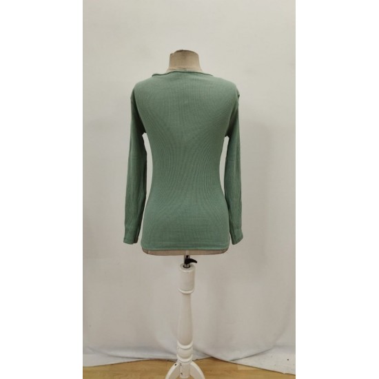 Kadın Uzun Kollu önden Fermuar Ve Cepli Kaşkorse Bluz , 26640