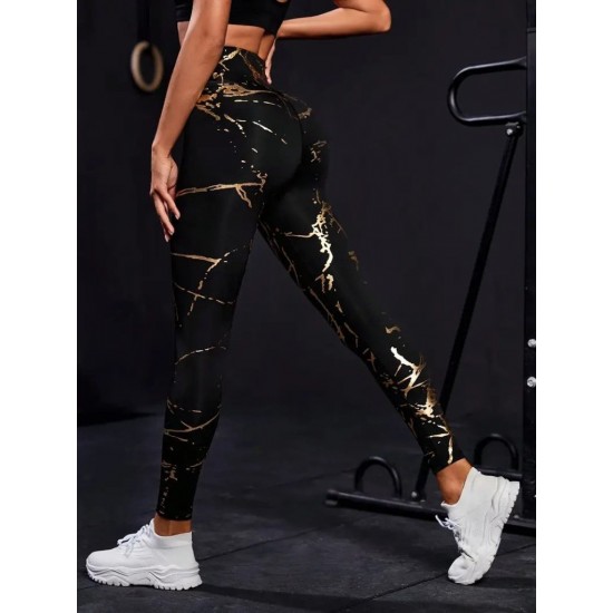 Kadın Yüksek Bel Desenli Spor Tayt, 26646 Kadın Yüksek Bel Desenli Spor Tayt, 26646