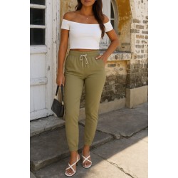 Kadın Kısa Kollu Madonna Yaka Viskon Crop Bluz Cepli Iki Iplik Eşofman Takım, 26663 Kadın Kısa Kollu Madonna Yaka Viskon Crop Bluz Cepli Iki Iplik Eşofman Takım, 26663