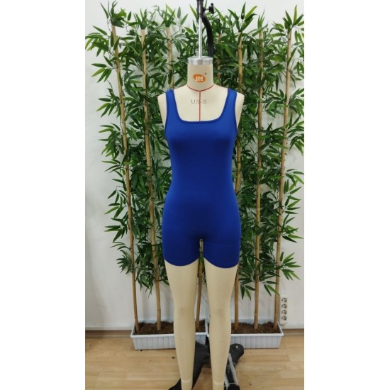 Kadın Kare Yaka Sırt Dekolte Detay Dalgıç Bodycon Mini Tulum, 26671 Kadın Kare Yaka Sırt Dekolte Detay Dalgıç Bodycon Mini Tulum, 26671