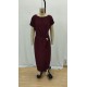 Kadın Kısa Kollu Tek Omuzdan Açık Beli Lastikli Sandy Maxi Elbise , 26690 Kadın Kısa Kollu Tek Omuzdan Açık Beli Lastikli Sandy Maxi Elbise , 26690