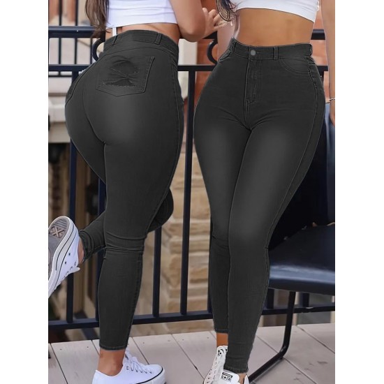 Kadın Yüksek Bel Dar Kesim Kot Pantolon , 26815 Kadın Yüksek Bel Dar Kesim Kot Pantolon , 26815