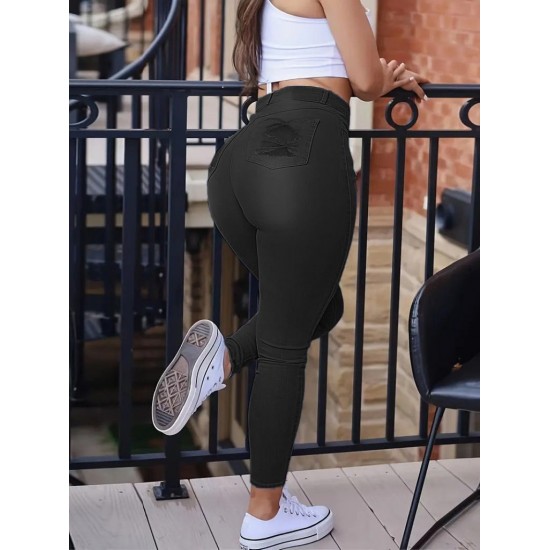 Kadın Yüksek Bel Dar Kesim Kot Pantolon , 26815 Kadın Yüksek Bel Dar Kesim Kot Pantolon , 26815