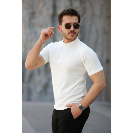 Erkek Kısa Kollu Hakim Yaka önü Düğmeli Viskon Bluz, 26882 Erkek Kısa Kollu Hakim Yaka önü Düğmeli Viskon Bluz, 26882