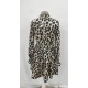 Kadın Uzun Kollu Yarı Balıkçı Yaka Leopar Desenli Modal Mini Elbise , 27130 Kadın Uzun Kollu Yarı Balıkçı Yaka Leopar Desenli Modal Mini Elbise , 27130