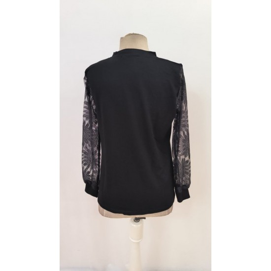 Kadın Uzun Kollu Yakası Asimetrik Detaylı Düğmeli Viskon Iki Iplik Bluz , 27177 Kadın Uzun Kollu Yakası Asimetrik Detaylı Düğmeli Viskon Iki Iplik Bluz , 27177