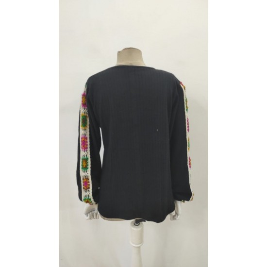 Kadın Uzun Kollu Kayık Yaka şardonlu Kaşkorse Bluz , 27191 Kadın Uzun Kollu Kayık Yaka şardonlu Kaşkorse Bluz , 27191