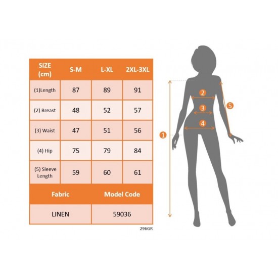 Kadın Uzun Kollu Yakadan Bağcıklı Fırfırlı Keten Mini Elbise , 27264